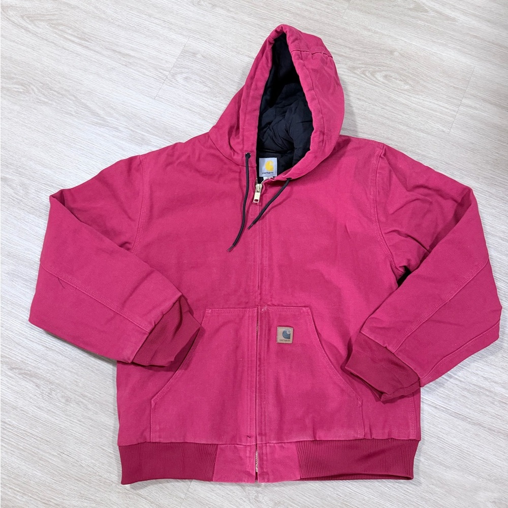 Carhartt red canvas jacket